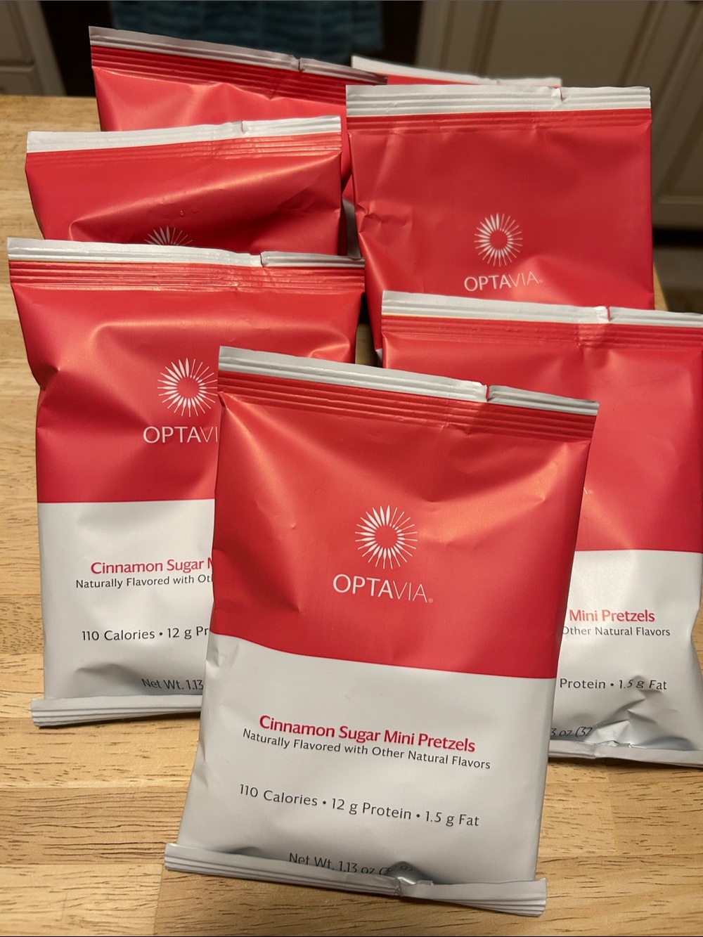 OPTAVIA Cinnamon Sugar Mini Pretzels - Single Snack Pack